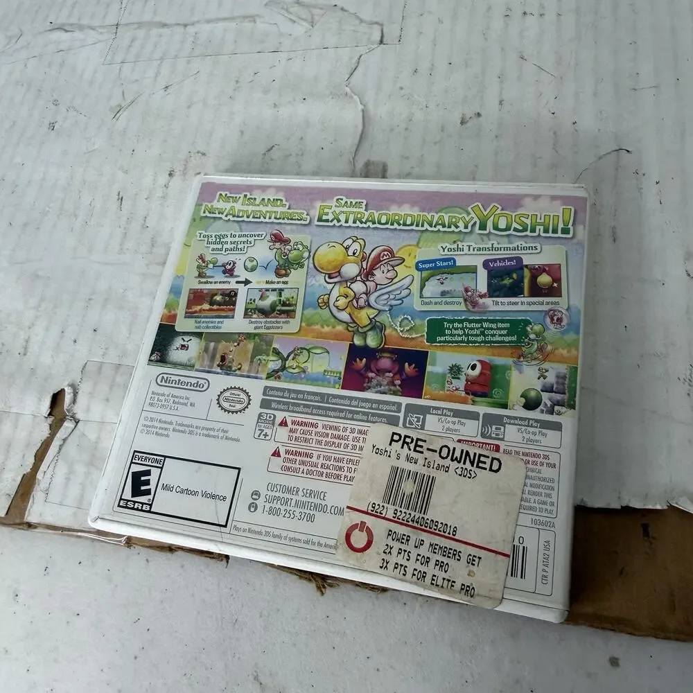 Nintendo 3DS Yoshi's New Island CASE ONLY ~ No Game